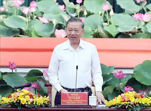 Tổng Bí thư Tô Lâm: TP.HCM hướng tới tầm vóc mới là 'siêu đô thị quốc tế' của Đông Nam Á. Ảnh: TTXVN